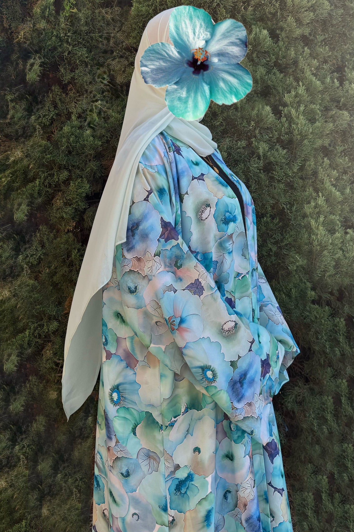 Aqua Floral