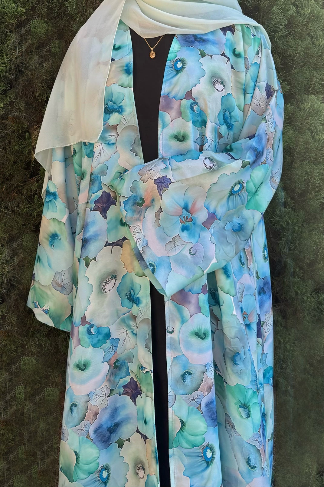 Aqua Floral